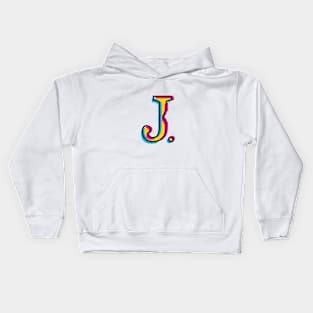 Just the letter J. Kids Hoodie